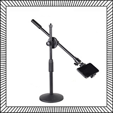 Giá đỡ điện thoại/ máy tính bảng TS90, phụ kiện quay video để bàn, hỗ trợ quay nấu ăn và review sản phẩm - Hàng chính hãng