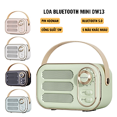 Loa Bluetooth Mini Sothing DW13 Vintage Retro Âm Thanh 3D, Decor Phòng Ngủ, Quà Tặng- Hàng chính hãng