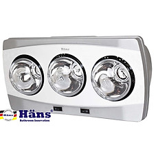 Đèn sưởi 3 bóng treo tường Hans H3B Hàng chính hãng