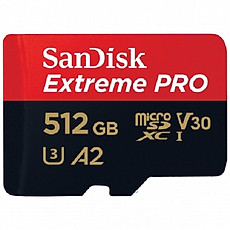 Thẻ Nhớ MicroSDXC SanDisk Extreme Pro V30 A2 512GB 200MB/s SDSQXCD-512G (New 2022) - Hàng Nhập Khẩu