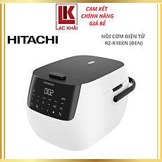 Nồi cơm điện tử Hitachi RZ-R18XN - Dung tích 1.8L, 14 chế độ nấu, màu trắng - Hàng chính hãng