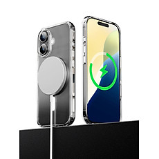 Ốp lưng trong suốt sạc từ tính dành cho iPhone 16 / 16 Plus / 16 Pro / 16 Pro Max - Hàng chính hãng