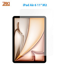 Dán cường lực dành cho iPad Pro 11"/Pro 13" M4 2024/Air 6 11" M3/M2/Air 6 13" M3/M2 9H 2.5D hiệu Zaki - Hàng Chính Hãng