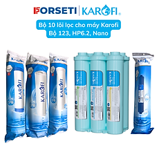 Bộ lõi lọc nước Karofi thay thế cho máy lọc nước Karofi KAD-D66 - Hàng chính hãng