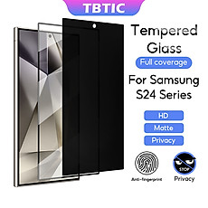 Kính Cường Lực UNIQ OPTIX Privacy Cho Samsung Galaxy S24 Ultra / S24Ultra 5G loại chống nhìn trộm, có lớp kháng khuẩn - Hàng Chính Hãng