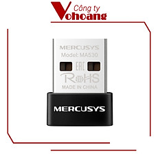 USB Bluetooth 5.3 Mercusys - MA530 không cần cài đặt driver - Hàng Chính Hãng