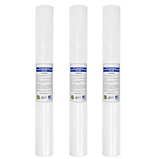 Bộ 3 lõi lọc nước PP | số 1- 1micron dùng cho bộ lọc thô, máy lọc nước R.O 50L/h (Hàng chính hãng)