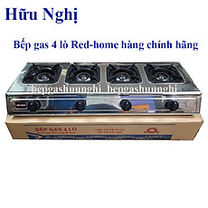 Bếp gas 4 lò Red-home TN-204 Hàng chính hãng