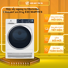 Máy sấy ngưng tụ 8kg EDC804P5WB UltimateCare 500 - Hàng chính hãng (chỉ giao HCM)