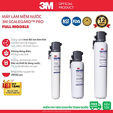 Máy Làm Mềm Nước 3M SGP124BN-T, SGP165BN-T, SGP195BN-T SCALEGARD PRO Chuyên Dùng Cho Máy Pha Cà Phê - Hàng Chính Hãng 3M