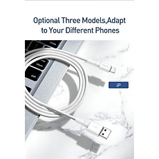 Cáp sạc nhanh siêu bền Baseus Mini White dùng cho Smartphone/ Tablet -Hàng Chính Hãng