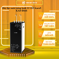 Máy lọc nước Karofi KAD-D66S (RO) nóng lạnh 11 lõi lọc 2 vòi - Hàng chính hãng (chỉ giao HCM)