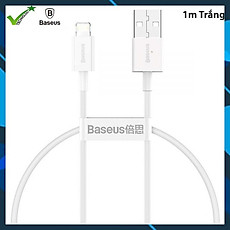 Cáp sạc Baseus Superior Series sạc nhanh dùng cho iPhone (2.4A, 480Mbps, Fast charge, ABS/ TPE Cable) - Hàng chính hãng