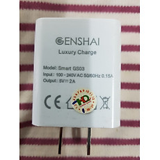 Cóc sạc Genshai smart GS03 - Cốc sạc nhanh 2.1A - Hàng chính hãng
