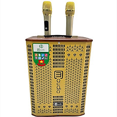 Loa kéo di động bluetooth ,K8-Bass 20 thùng gỗ cao cấp,tặng 2 mic không dây,Hàng chính hãng