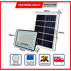 Đèn năng lượng mặt trời chóng lóa Vạn Năng Solar 100W