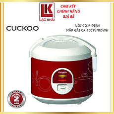 Nồi cơm điện nắp gài Cuckoo CR-1001V/RDWH, 1.8L, Hàng chính hãng - Bảo hành 24 tháng