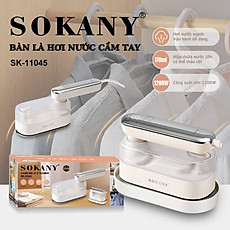 Bàn là hơi nước cầm tay SOKANY SK-11045 công suất lớn 1200W, là siêu phẳng, siêu nhanh, nhỏ gọn tiện lợi cho cả gia đình -HÀNG CHÍNH HÃNG
