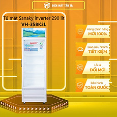 Tủ mát Inverter Sanaky VH-358K3L 350 lít - Hàng Chính Hãng - Chỉ Giao Hồ Chí Minh