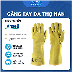 Găng tay da thợ hàn Ansell 43-216 làm việc trong môi trường có nhiệt độ độ cao