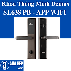 KHÓA THÔNG MINH DEMAX SL638 PB - APP WIFI - HÀNG CHÍNH HÃNG