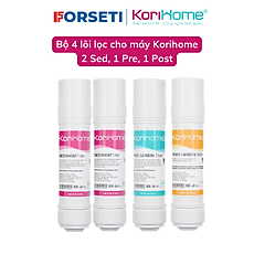 Combo 2 lõi sediment + 1 lõi Precarbon + 1 lõi post carbon Korihome chính hãng dùng cho tất cả các đời máy Korihome - Hàng Chính Hãng