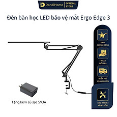 Đèn bàn học Led bảo vệ mắt Ergo Edge 3 DandiHome chống cận để làm việc, đọc sách cao cấp có thể kéo dài và gấp gọn