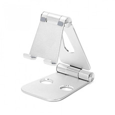 Giá đỡ Aluminum đa năng cho máy tính bảng điện thoại hiệu HOTCASE Dual Foldable Stand Holder hợp kim nhôm (thiết kế gọn nhẹ, tính di động cao, phù hợp nhiều dòng máy từ 3.5 inch trở lên) - Hàng nhập khẩu