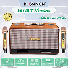 LOA BOSSINON N2283K (THÙNG SƠN PU BÓNG) _Kích thước: 535 (W) x 295 (D) x 300 (H)mm _Nặng 14kg _Công suất: 500Watts- HÀNG CHÍNH HÃNG