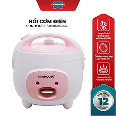 Nồi Cơm Điện Nắp Gài Sunhouse SHD8217W (1.2L) - Hàng chính hãng