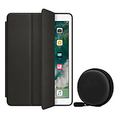 Bộ Bao Da Cho iPad Mini 4 Smart Case Và Hộp Đựng Tai Nghe – Hàng Nhập Khẩu