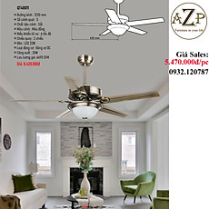 AZP - ĐÈN QUẠT TRẦN / ĐÈN TRANG TRÍ / ĐÈN PHÒNG KHÁCH / PHÒNG NGỦ AZP-QT48011 phong cách đương đại, hàng nhập khẩu AZP