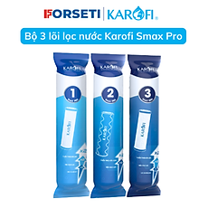 Bộ lõi lọc Smax Pro Karofi 123 gấp đôi công suất và tuổi thọ - Hàng chính hãng 100%