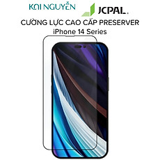 Miếng Dán Cường Lực Trong Suốt Dành Cho iPhone 14 PRO MAX / 14 PRO / 14 PLUS / 14 / 13 JCPAL PRESERVER - HÀNG CHÍNH HÃNG