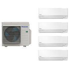 Hệ Thống Máy Lạnh Multi Split PANASONIC 3.5HP - Một Chiều - 4 Dàn Lạnh Treo Tường Inverter Tiêu Chuẩn R32 - Hàng chính hãng