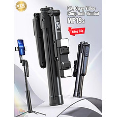 Gậy quay video MP19s thông minh,chụp ảnh, livestream, kim loại bền bỉ, gimbal 360 dõi theo, nâng cấp, hàng chính hãng