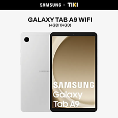 Máy Tính Bảng Samsung Galaxy Tab A9 Wifi 4GB/64GB - Đã Kích Hoạt Bảo Hành Điện Tử - Hàng Chính Hãng