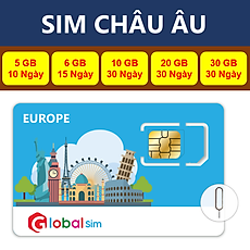 SIM CHÂU ÂU 40 NƯỚC - GÓI CỐ ĐỊNH (HÀNG CHÍNH HÃNG)