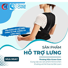 Đai Chống Gù Lưng Grace Care LB224 - Giữ Cột Sống Thẳng, Điều Chình Tư Thế, Phòng Đau Lưng