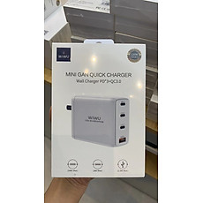 Củ Sạc Mini Gan Quick 120W TR257- A Dành Cho Máy Tính Bảng, Laptop, Điện Thoại, Tai Nghe Tản Nhiệt, Hỗ Trợ Sạc Nhanh - Hàng Chính Hãng