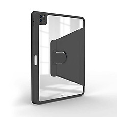 Bao da Wiwu Waltz Rotative Case Dành cho Ipad Thiết kế Xoay 360 Độ, Có Khe Gắn Bút, Thiết Kế Lưng Nhựa Cứng Cáp - Hàng Chính Hãng