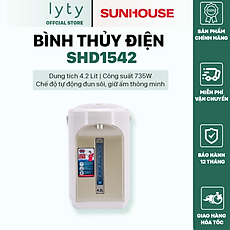 Bình Thủy Điện Sunhouse SHD1542 (4.2 lít) - Hàng chính hãng
