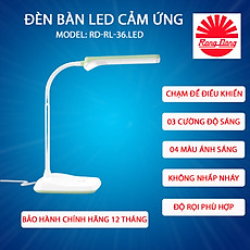 Đèn bàn học led cảm ứng chính hãng Rạng Đông Model: RD RL 36 LED