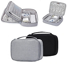 Túi phụ kiện công nghệ BUBM chuyên dụng 1 ngăn, 2 ngăn đựng bộ sạc macbook, máy tính bảng, dây cáp sạc, pin dự phòng, tai nghe
