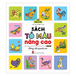 Họa Sĩ Nhí: Sách Tô Màu Nâng Cao – Động Vật Quanh Em (Tái Bản 2017)