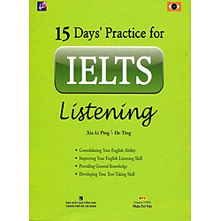 15 Day’s Practice For IELTS Listening (Kèm CD) – Tái Bản