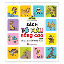 Họa Sĩ Nhí: Sách Tô Màu Nâng Cao – Những Con Vật Thông Minh (Tái Bản 2017)