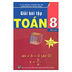 Giải Bài Tập Toán 8 (Tập 2)