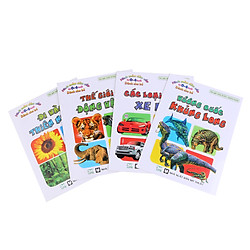 Bộ Hình Màu Siêu Cấp Từ 0 Đến 6 Tuổi Dành Cho Bé (4 Cuốn)