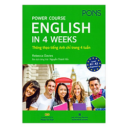 English In 4 Weeks – Thông Thạo Tiếng Anh Chỉ Trong 4 Tuần (Kèm Đĩa MP3)